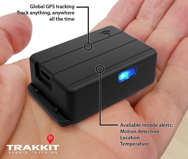Trakkit GPS WiFi GPS Tracker, No Monthly Fees Trakkit
