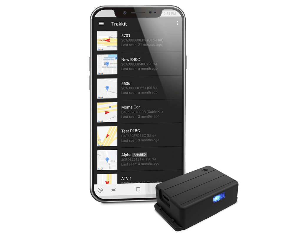 Trakkit and App best vehicle gps tracker