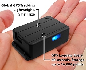 Trakkit Tiny GPS Tracker in Hand
