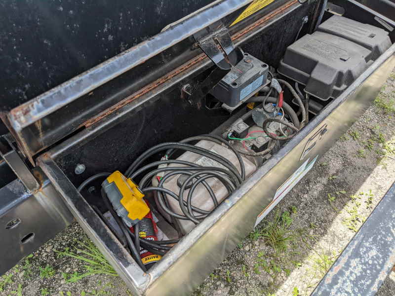 best battery for dump trailer in battery box