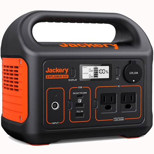 Best Portable Power Station For Camping - Jackery Explorer 300 Portable Power Station