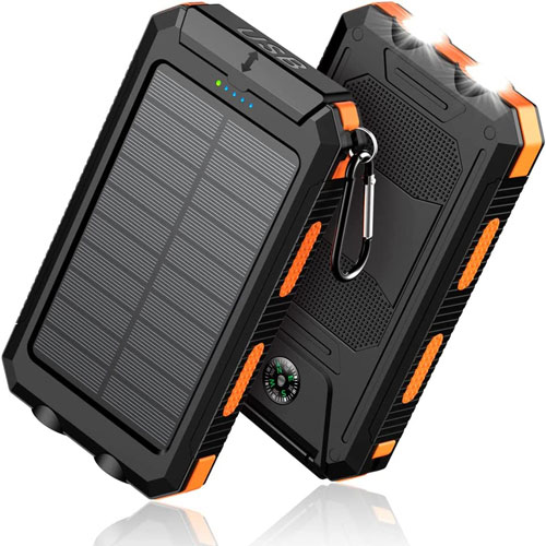 Best Solar Power Bank For Camping - Feeke Solar Charger Power Bank
