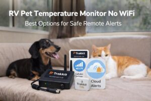Read more about the article RV Pet Temperature Monitor No WiFi: What Actually Works When You Leave Pets in the RV